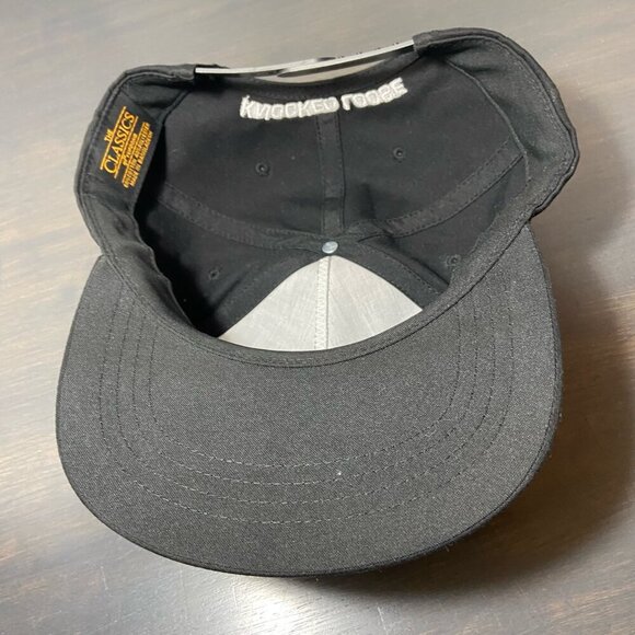 Knocked Loose Logo Snapback Hat – Black – Embroidered KL Design - Picture 4 of 5